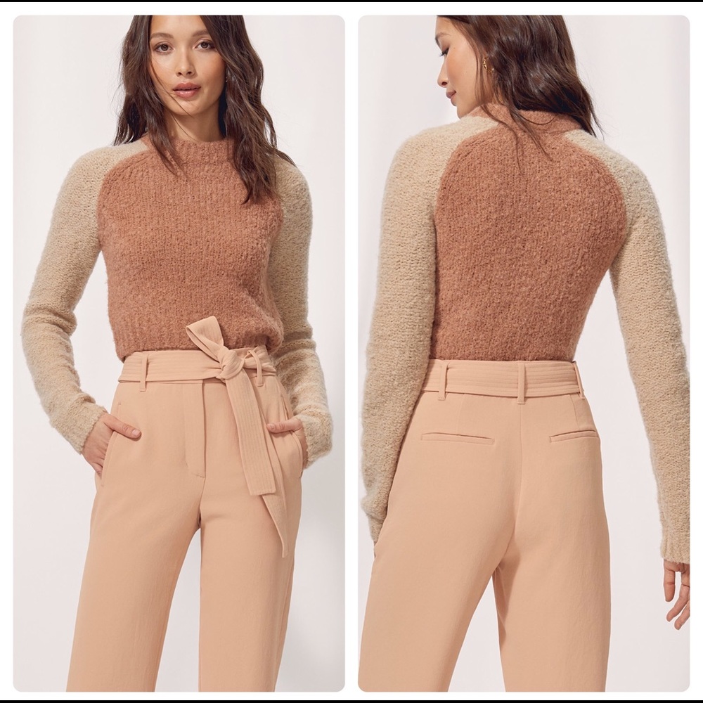NWT Aritzia Wilfred Free Meridian cropped sweater
